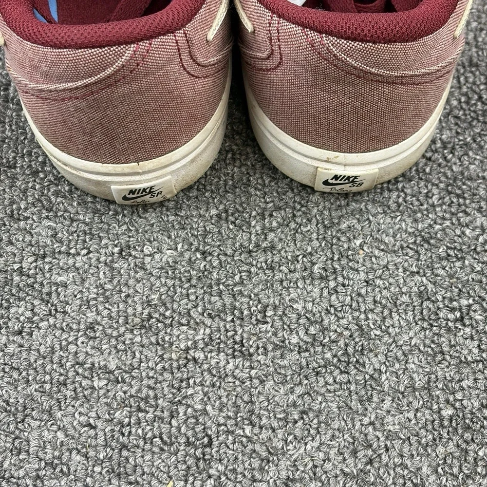 Nike SB Check Solarsoft Red Canvas 921464-611 Unisex Sneaker Shoes Women Sz 8.5